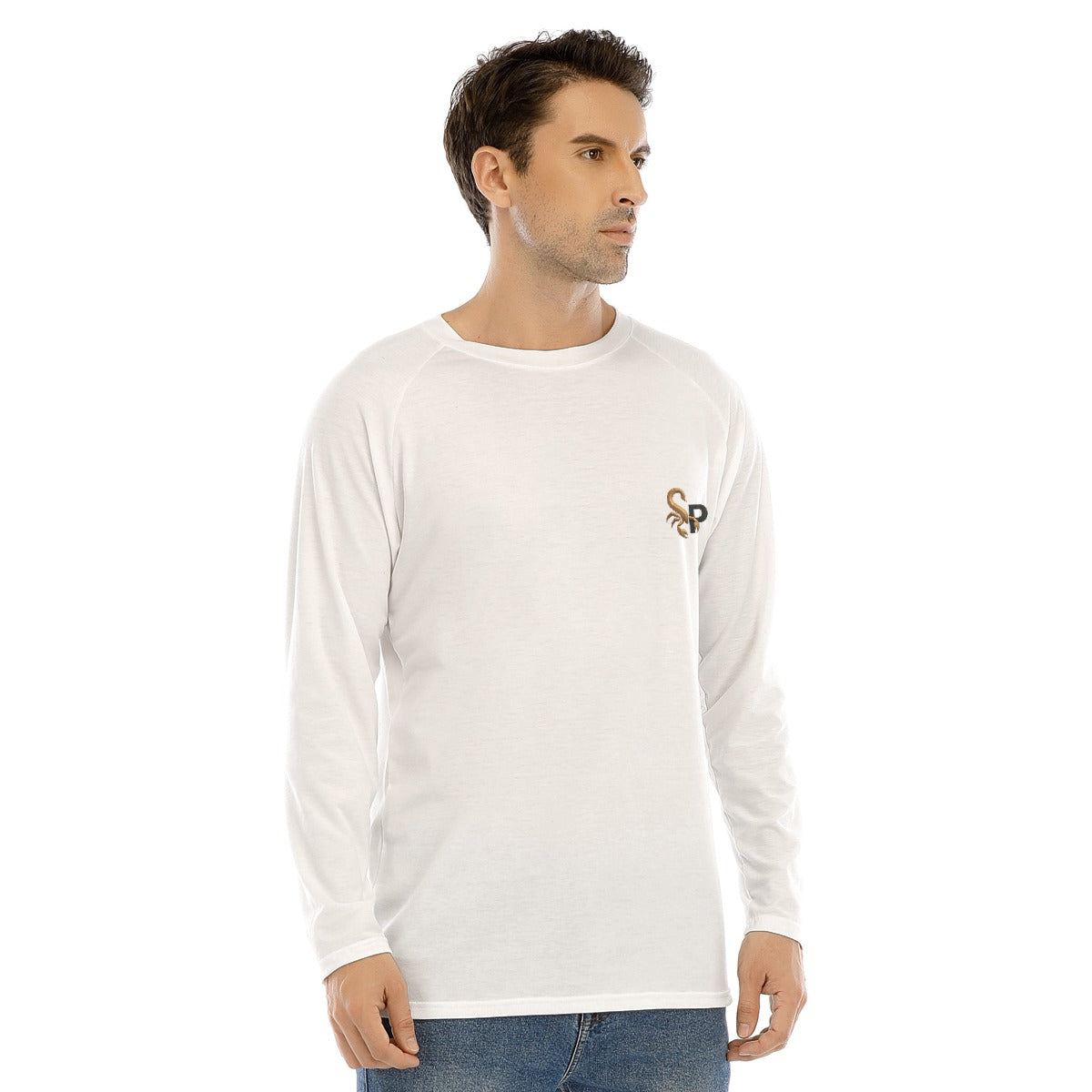All-Over Print Men's Long Sleeve T-shirt With Raglan Sleeve